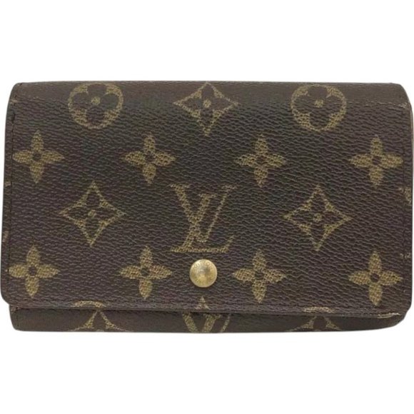 511159BC (L1) Louis Vuitton Wallet Porte Monnaie Billets Tresor Brown Monogram - Picture 1 of 9